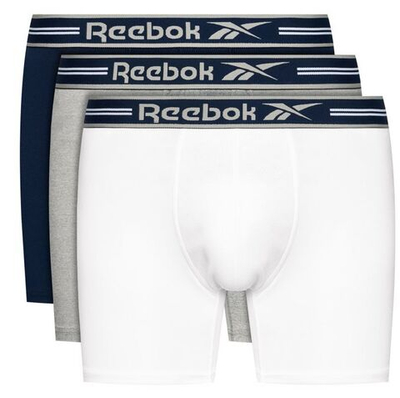 Мужские спортивные боксеры Reebok Mens Sports Trunk TOLAN 3P - vector navy/white/grey marl