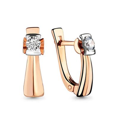 940125к Серьги из Золота с бриллиантами