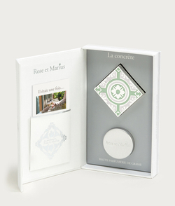 Духи сухие в металлическом корпусе с декором 10мл Rose & Marius Un dejeuner sous la tonnelle