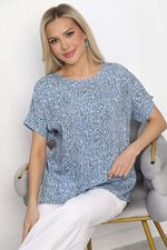 Блуза Кармен (голубая) Б13724-30М LT Collection