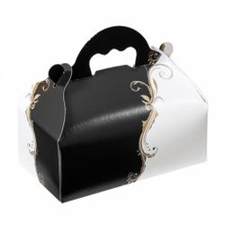 Коробка для выпечки с ручками 10*18*7 см, белая, картон, Garcia de PouИспания