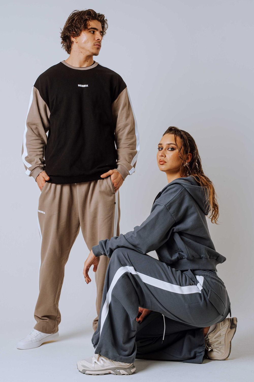 Брюки Oversized Sweatpants POWER 896 GREY