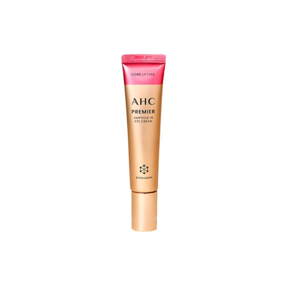 [AHC] Premier ampoule in eye cream 6 collagen - Крем для век антивозрастной с коллагеном, 40 мл