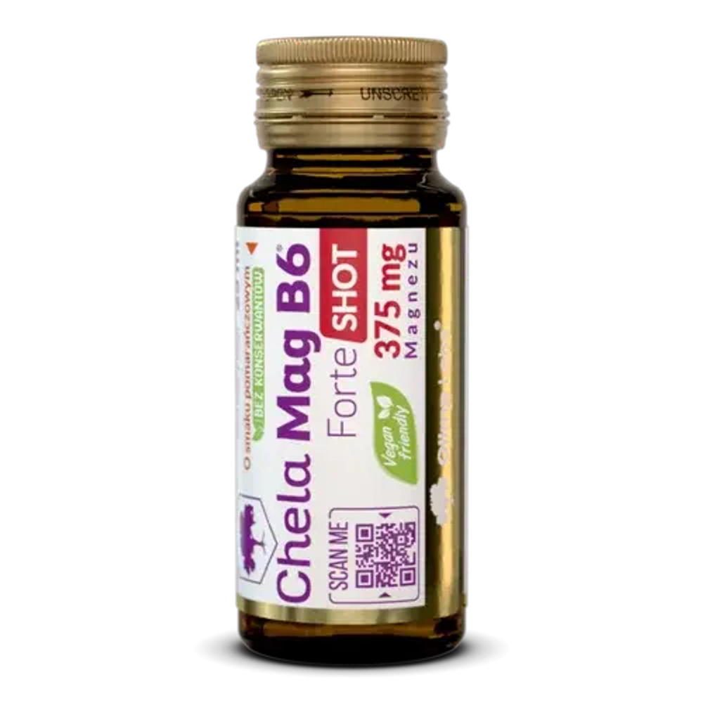 Olimp Chela Mag B6 Forte Shot - Сок, со вкусом апельсина, стеклянная ампула, 25 мл