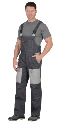 Костюм ФАВОРИТ куртка, п/к т.серый со св.серым