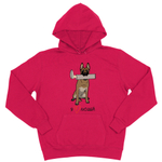 Толстовка "Малинуа любит людей"