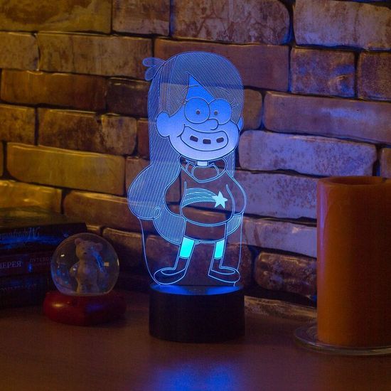 Настольная 3D лампа Мэйбл