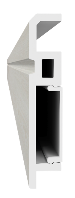 Напольный плинтус ПВХ Foresta Concept Дуб Беленый АС 001 2000х70х13 мм