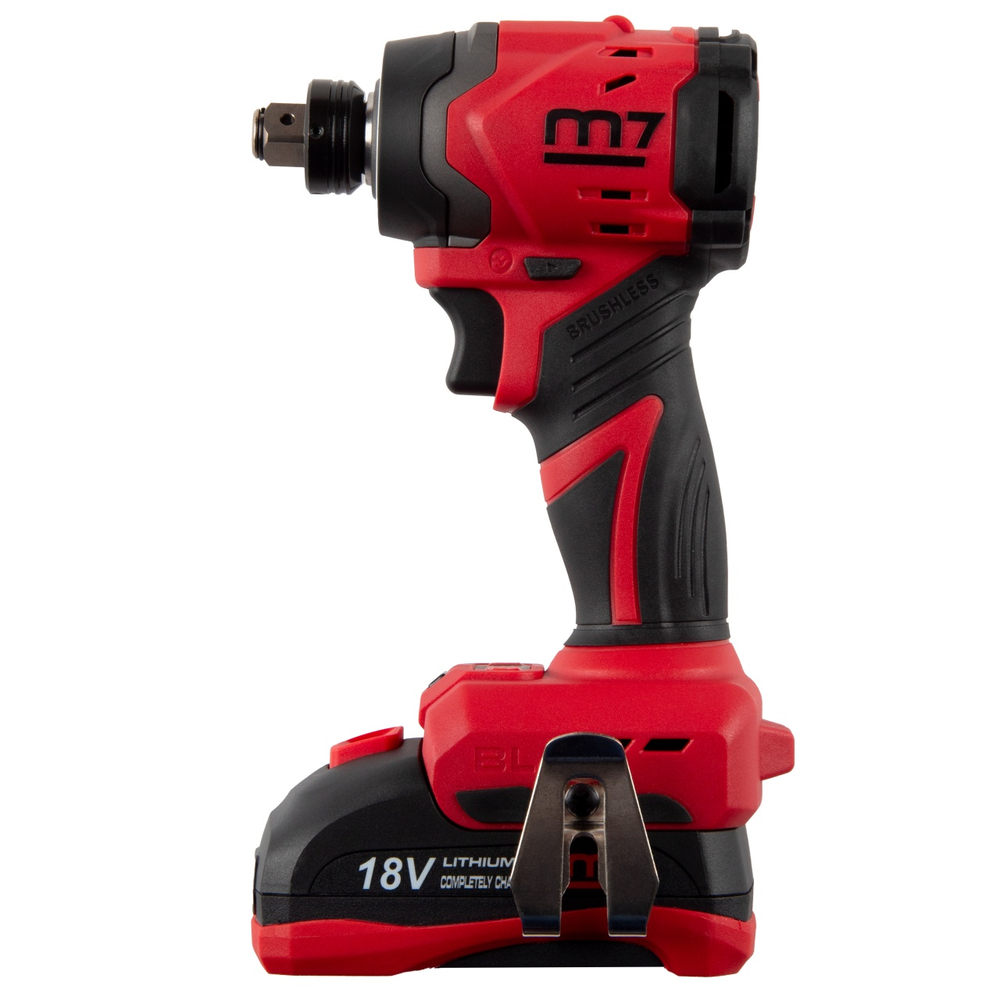 Аккумуляторный шуруповерт, ударный, 18 В, 4 предмета, кейс MIGHTY SEVEN DS-203S