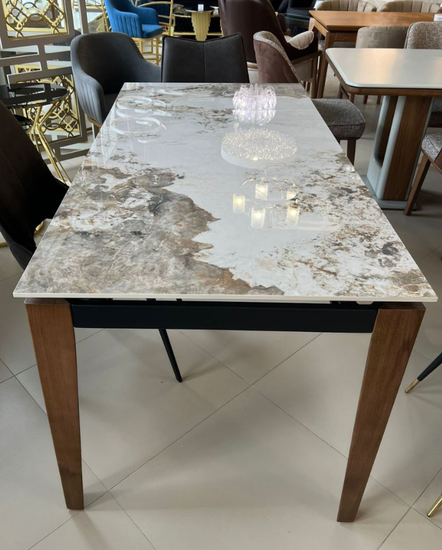 Стол раскладной Venice 120-160 керамика