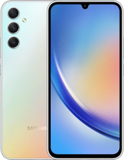 Смартфон Samsung Galaxy A34 5G 6/128Gb, SM-A346E, серебристый
