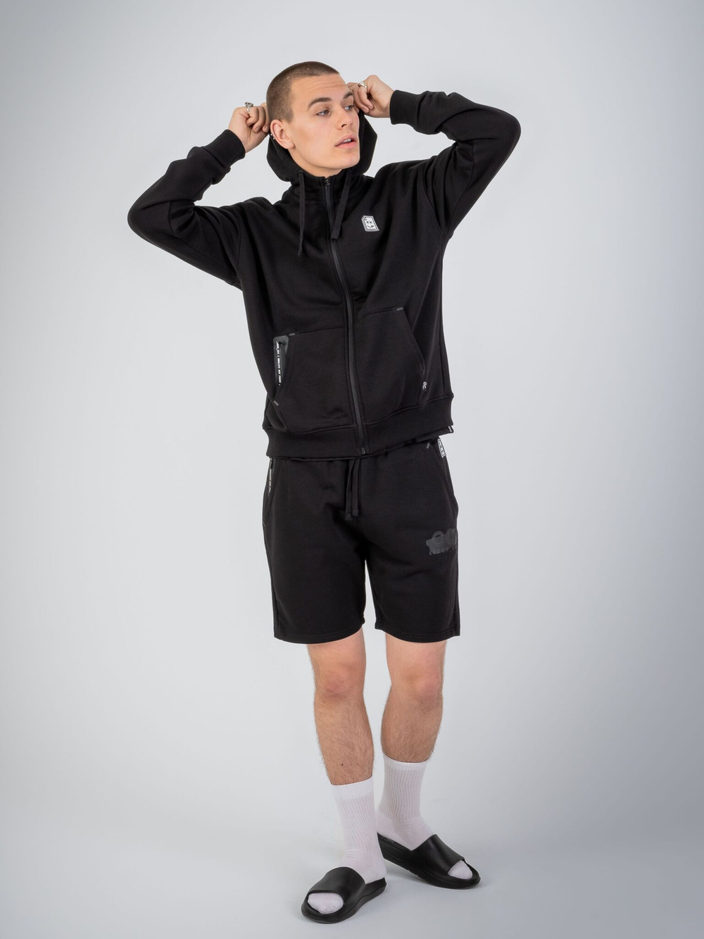 Толстовка мужская ORIGINAL CREATOR ERROR_404 ZIP HOODIE, Черный