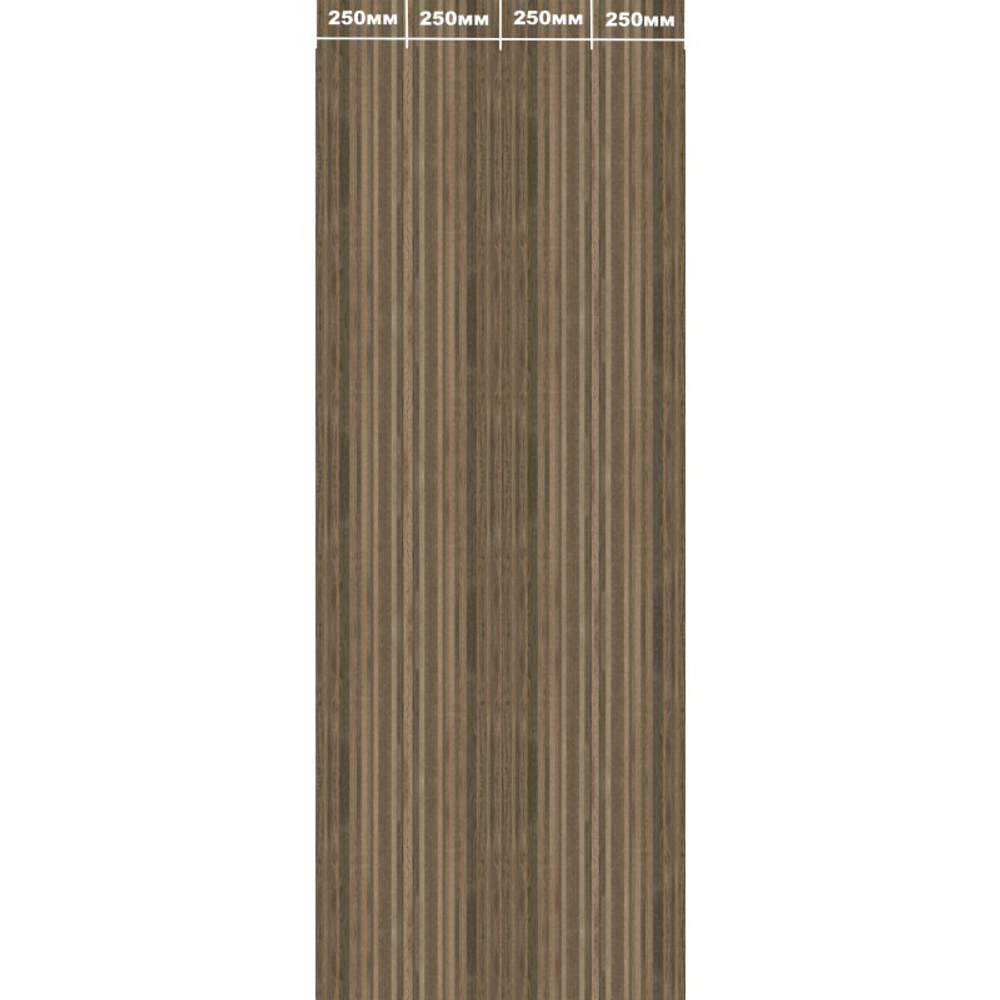 Ламинированная панель ПВХ ВЕК Дуб Шотландский 2700х250мм