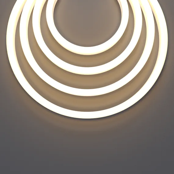 Гибкий неон 17х12 24В 10Вт/м 3000K IP67 5м Led Strip 432001