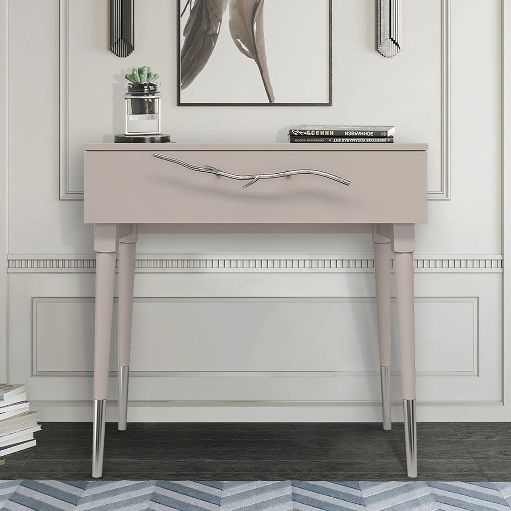 Консоль Арт Колор matte Стайл Сильвер Серый агат матовый