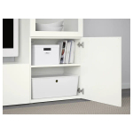 Тумба под телевизор - IKEA BESTÅ/BESTA, 240x42x129 см, белый, Бесто ИКЕА