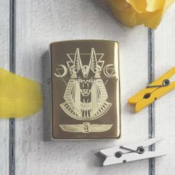 Зажигалка Zippo (200 Vintage Brushed Chrome) с гравировкой на заказ