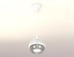 XP1104001 PSL/SWH серебро полированное/белый песок MR16 GU5.3 LED 3W 4200K (A2301, C1104, N7012)