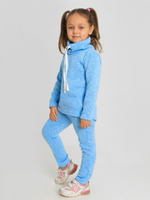 Костюм для девочек флис "Богдана-1" 128, Голубой (Ивашка)