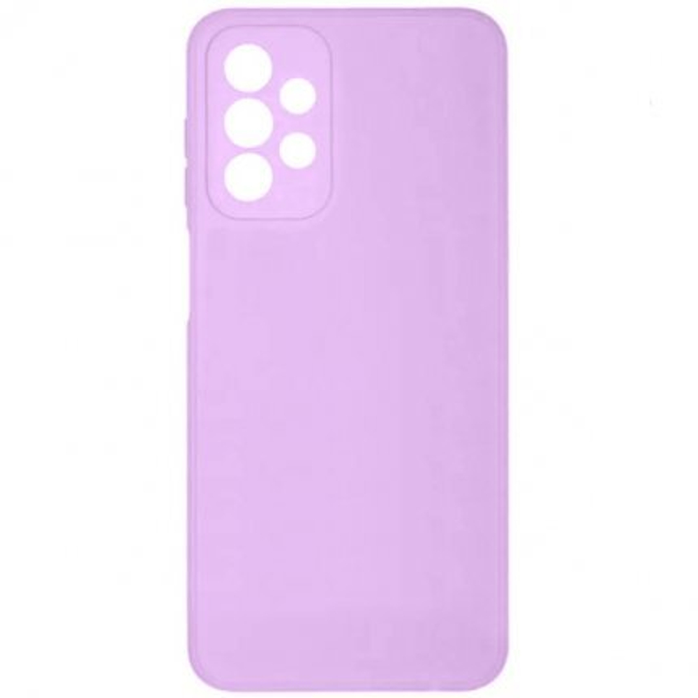 Накладка Samsung A23 силикон матовый сиреневый Zibelino