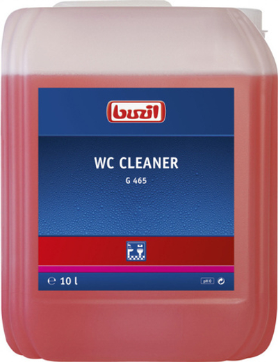 WC Cleaner, гелеобразное ср-во для унитазов и писсуаров на основе соляной кислоты, Buzil 10 л.