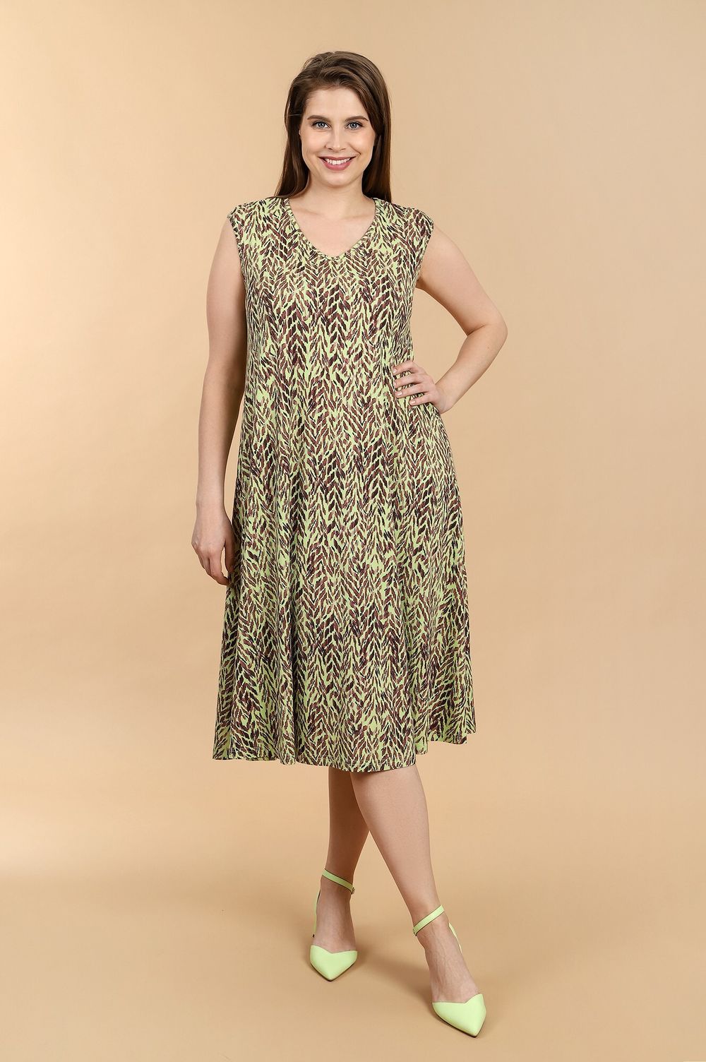 Сарафан Дыхание лета-2 Виотекс ЗЕЛЁНЫЙ