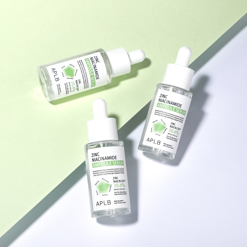 APLB Zinc Niacinamide Ampoule Serum себорегулирующая сыворотка с цинком и ниацинамидом