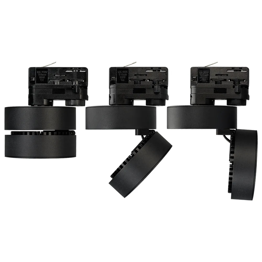 Светильник LGD-MONA-TRACK-4TR-R100-12W Warm3000 (BK, 24 deg) (Arlight, IP40 Металл, 3 года) 024996