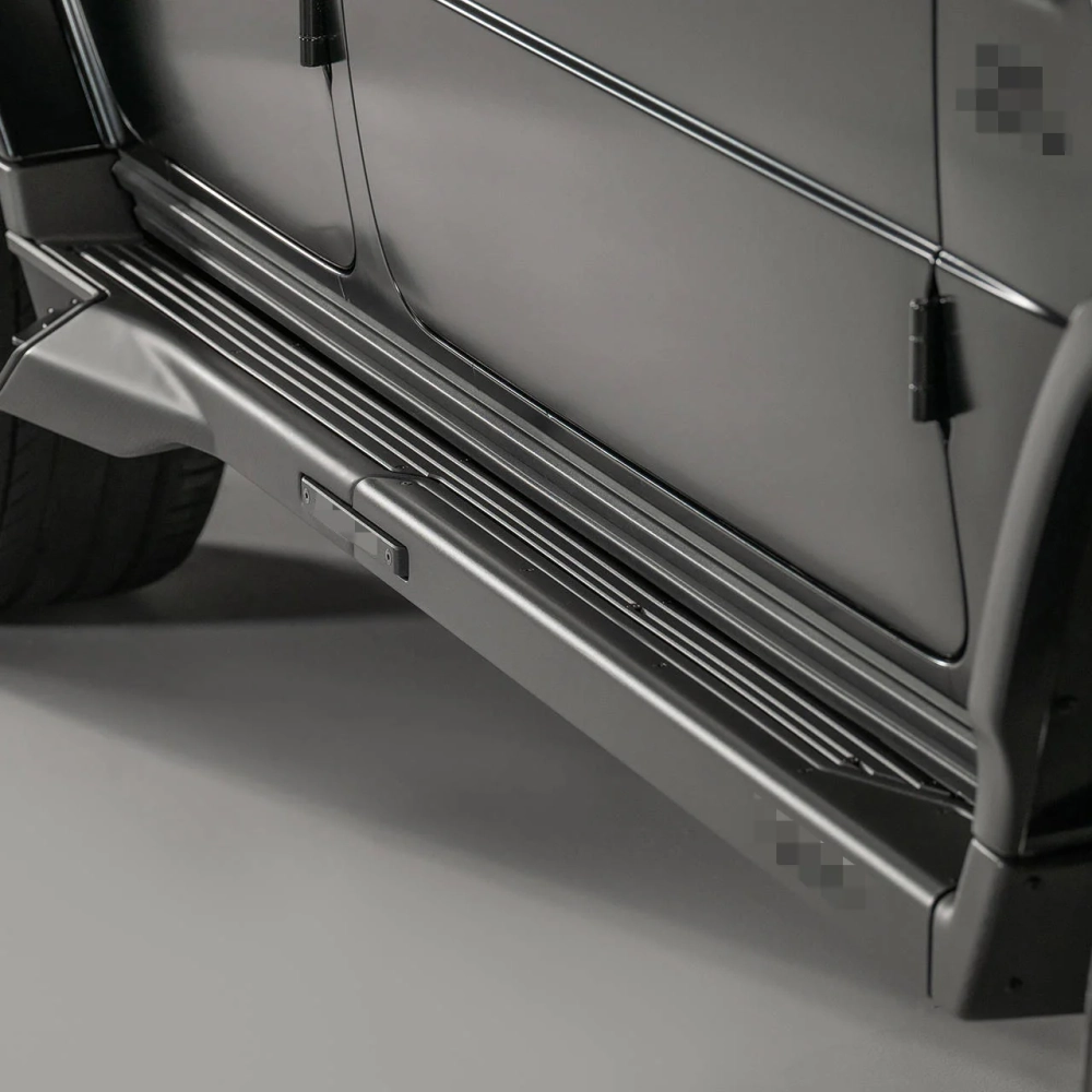 Электроприводные пороги с выхлопной системой для Mercedes-Benz G-Class W463 2018+ Мерседес Гелик гелентваген