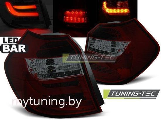 Задние фонари Bmw 1 E81/E87 red smoke led bar