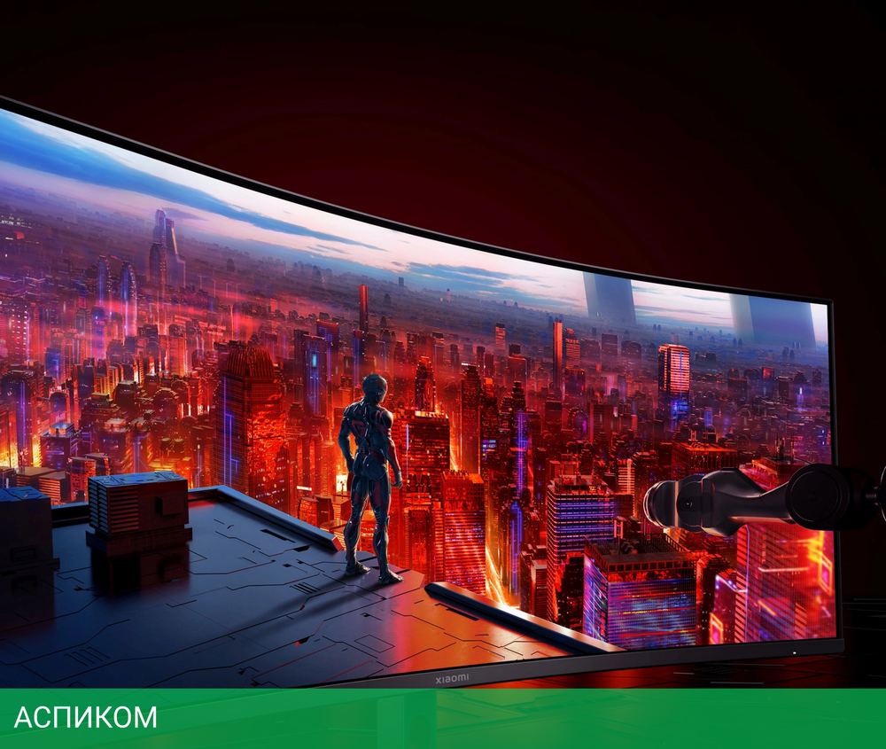 Монитор Xiaomi 34" Curved Gaming Monitor G34WQi