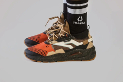 Кроссовки мужскиеTRAFFA/KANDA, Mens low shoes, оранжевый