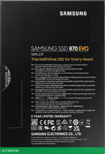SSD диск Samsung 870 EVO 2TB (MZ-77E2T0B/EU)