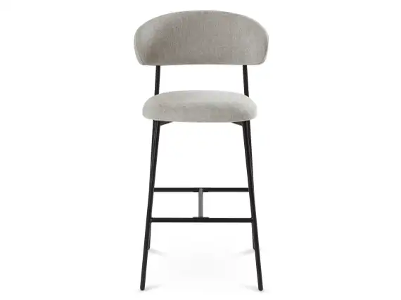 Барный стул Aria, серая рогожка