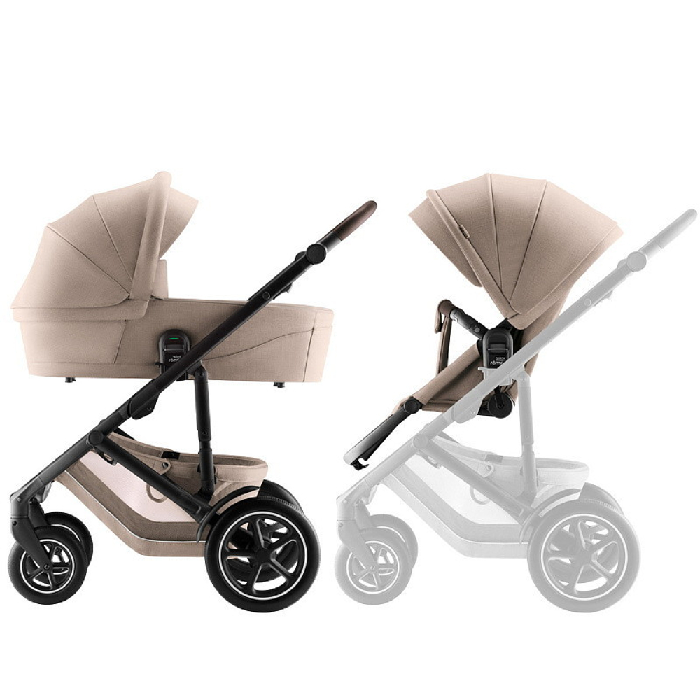 Комплект 3 в 1 Britax Roemer Smile 5Z Style и автокресло Baby-Safe Pro Classic Deep Black Teak / Deep Black
