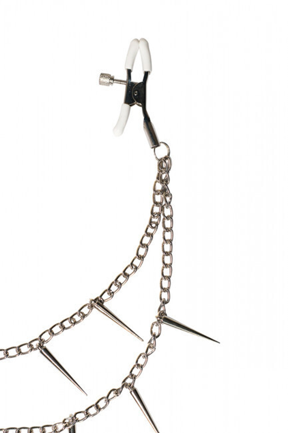 Зажимы на соски Party Hard Spiky (Цвет: серебряный)