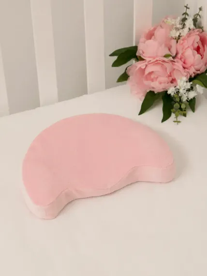 Подушка для новорожденных Baby Nice с эффектом памяти MEMORY FOAM розовый