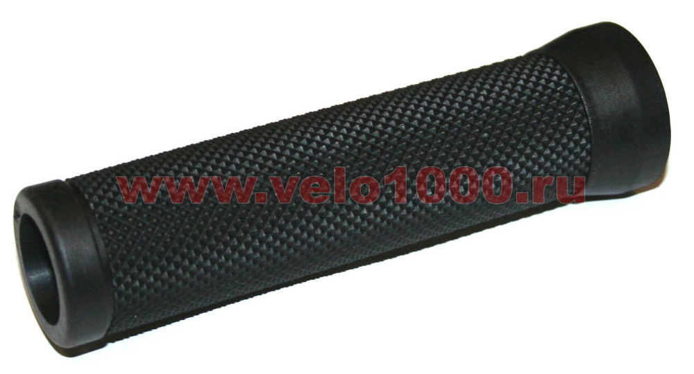 Грипсы 123мм, с заглушками,чёрные, игольчатые, без уп. VLX-G06