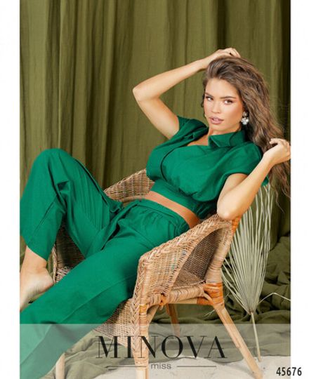 Костюм 2182-зеленый Minova Фото 2