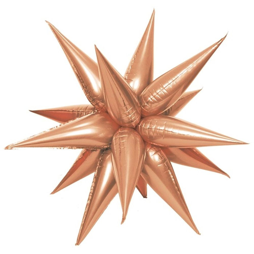 Шар Falali звезда составная розовое золото, 20&quot; #783-RG-QX