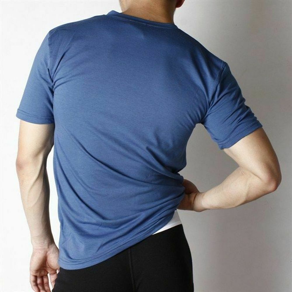 Мужская футболка синяя SuperBody T-shirt Blue