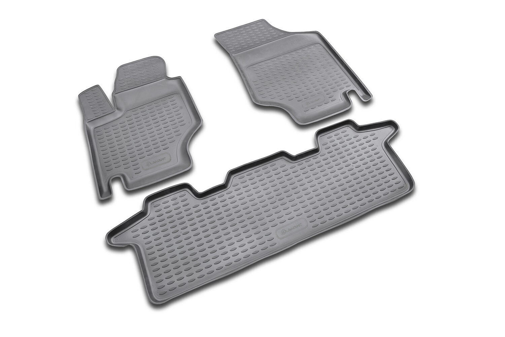 Коврики Standard, в салон HYUNDAI Trajet 1999-2008, АКПП, 5 шт. (полиуретан, чёрные) Element.NLC.20.13.210