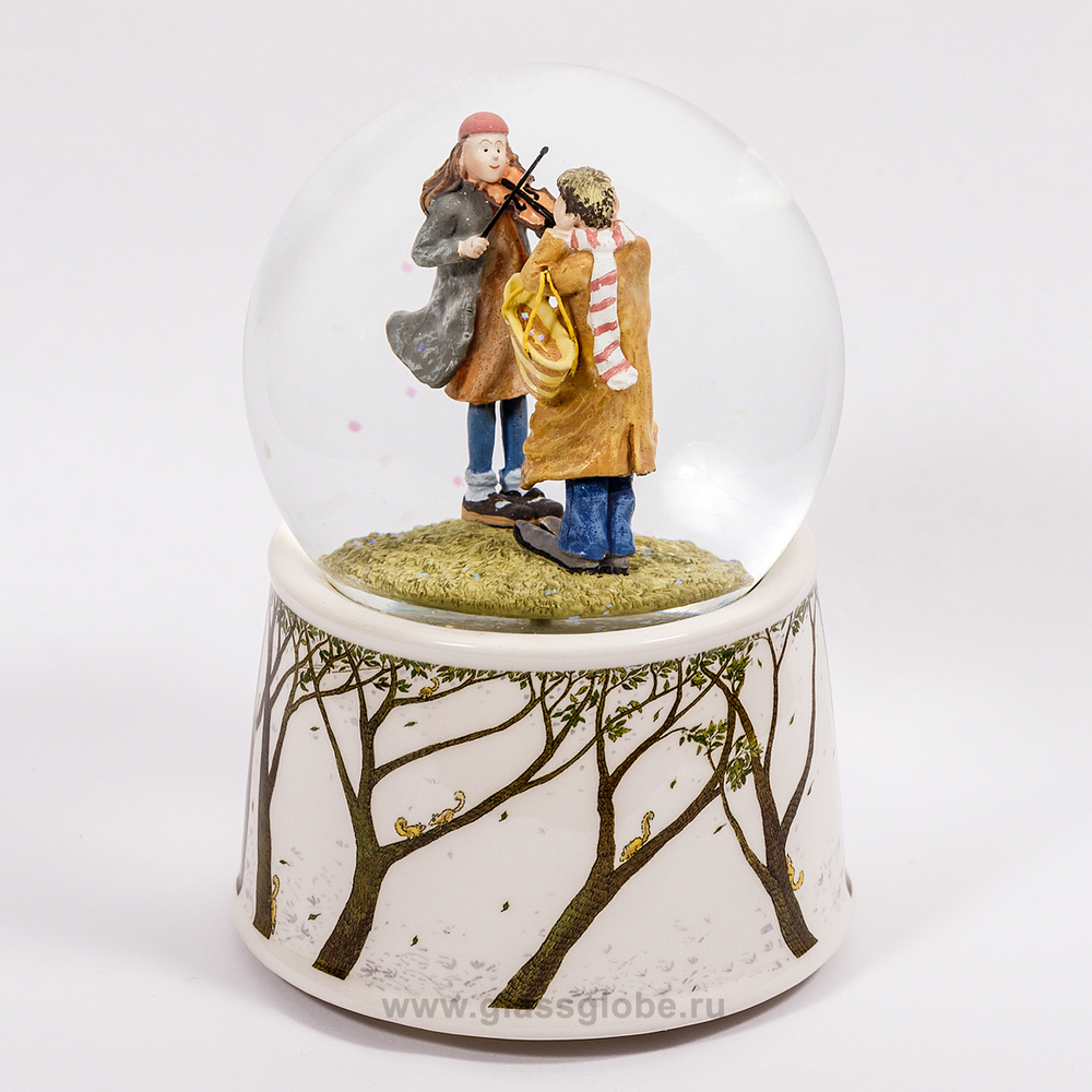 Снежный шар "Музыка чувств"