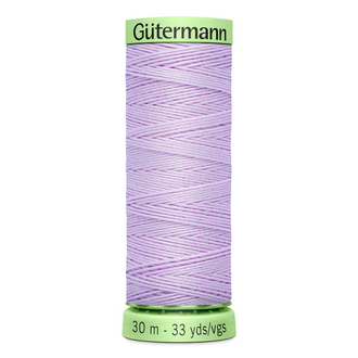 Нить Top Stitch 30/30 м для декоративной отстрочки, Gutermann, 442 бело-лавандовый