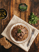 Паштет из мяса лося с тыквенными семечками в стекле, 200 г