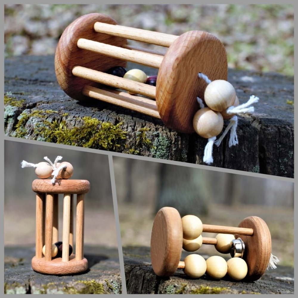 Каталочка Барабанчик с шариками Леснушки