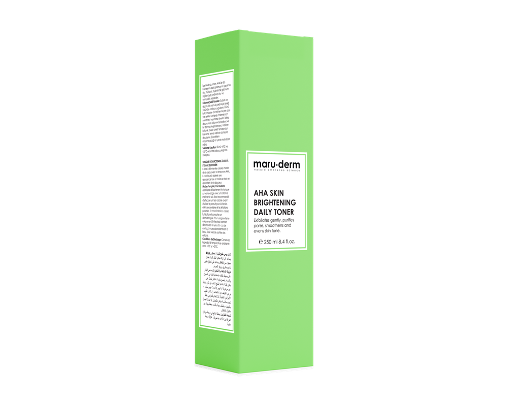 Maruderm Отбеливающий кожу тоник с AHA-кислотами против пигментных пятен AHA Skin Brightening Daily Toner 250 мл