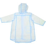 Дождевик-плащ детский «Neo» с капюшоном и завязками, на кнопках, цвет голубой, р. XL(61*55см.)