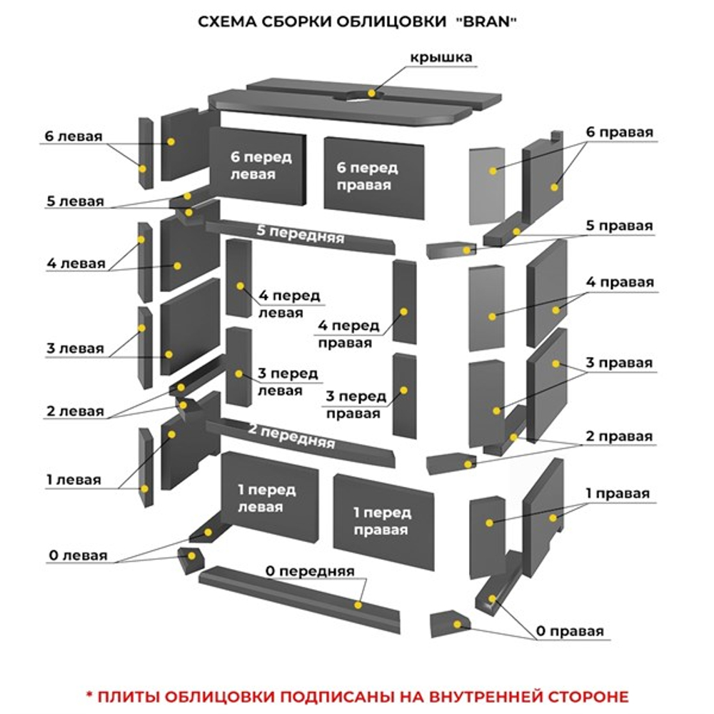 Камин EVEREST Z14 «BRAN» Н-1180 Пироксенит Элит