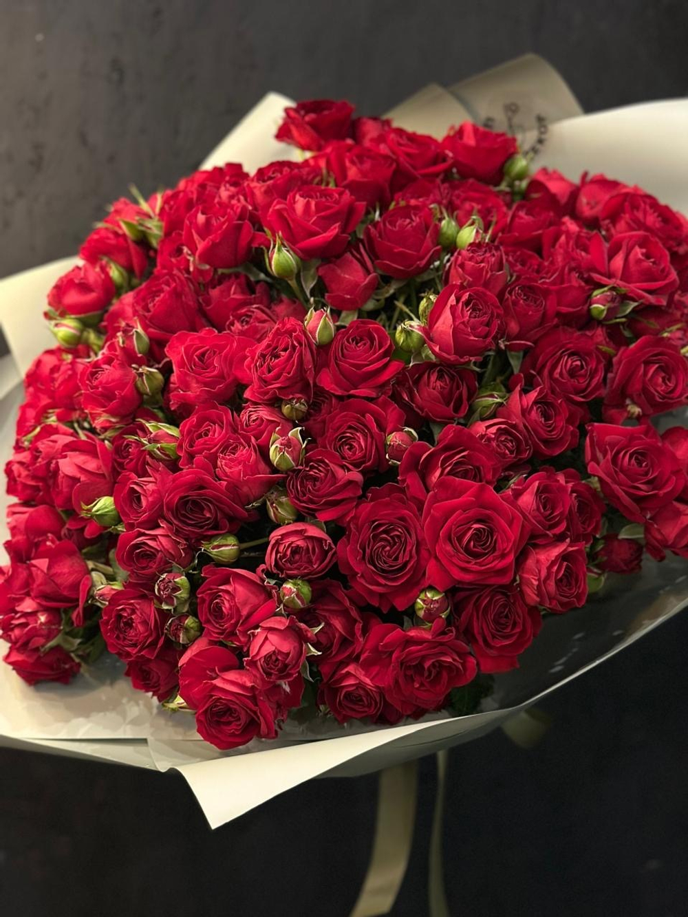 Роза кустовая Ред Баблз 25 шт